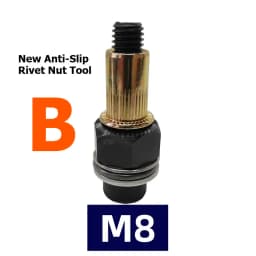 Rivnut Tool Hand Rivet Nut Setter Kit for Thin Metal Sheet Threaded Insert Nutserts M3 M4 M5 M6 M8 M10