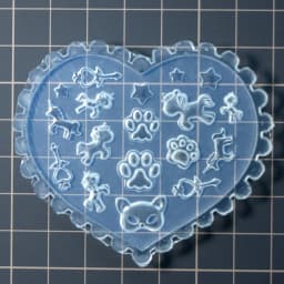 SNASAN Tiny Flower Heart Dolphin Gemstone Beauty Nail Art Resin Silicone Mould DIY Handmade Tool Small Beads Resin Silicone Mold