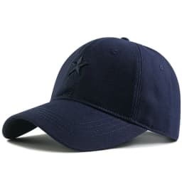 Big Head Men Women Mesh Baseball Caps Star Embroidery Trucker Hat Plus Size 57-60cm 61-65cm