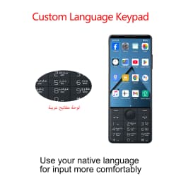 DOOV R70 4G Android Phone Google Play Smartphone Dual SIM 6GB RAM 128GB Storage 4.0" IPS Display Physical Keyboard Mobile Phone