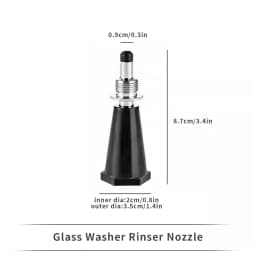 Portable Automatic Glass Wash Rinser Coffee Mug Cleaner - Home Kitchen Coffee Bar Cup Washer Cleaning Tool Accessory