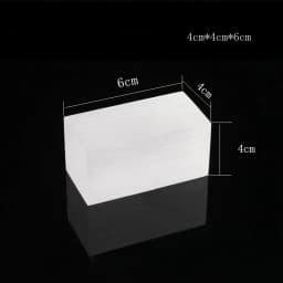 Plexiglass Square Stamping Block Jewelry Display Stand Dolls Gem Rings Necklace Holder Cosmetics Perfume Organizer Drawline Case