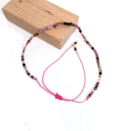 Faceted Gemstones 2-3mm Beads Hand Woven Adjustable Bracelet Lapis Lazuli Crystal Turquoise Choker Men Female Jewelry Party Gift