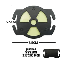 Molle EDC Identify Safety Outdoor Mark Strip Patch Umbrella Blood Type Nuclear Radiation Cat Eyes Tactical Equipment Accessorry