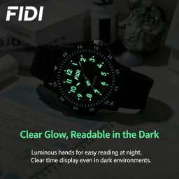 Unisex Student Quartz Watch Silicone Strap Large Number Dial Waterproof Sports Wristwatch for Teen Boys Girls School Daily Wear