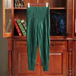 Miyake Pleated Radish Pants Women's Loose Thin Harem Pants Pleated Calf Solid Color Versatile Simple Oversized with Elasticity