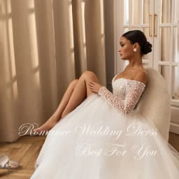 Modern Off The Shoulder Beading A-Line Wedding Dress 2026 V-Neck Pleat Side Slit Lace Open Back Vestidos De Novia Customized