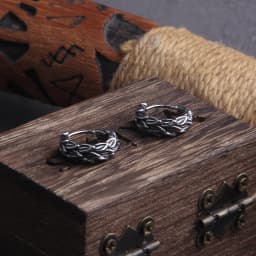 Delicate Men Women Hip Hop U Shape Snake Scale Dragon Scale Earrings Gothic Punk Simple Hypoallergenic Earrings