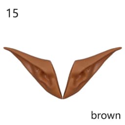 1Pair Blyth Doll Elf Ears Toy White Natural Tan Dark And Super Black Skin Only Ears No Doll Artificial Ear Accessories