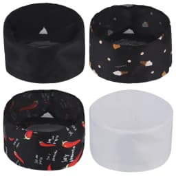 Custom Logo Dome Mesh Chef Hats Women Men Breathable Adjustable Food Service Work Cap Japanese Korean Style Cuisine Hat Cook Hat