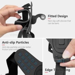 Vamson Motorcycle Accessories for Gopro Helmet Mount for Gopro Hero 11 10 9 for Smart Phone for Insta360 one X3 Moto Accessories