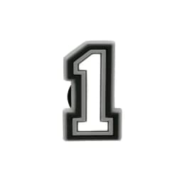 1 Piece Charms Decorations Numbers 0 To 9 Shoe Accessories Black White Pvc Ornament Pins Friend's Holiday Party Gift
