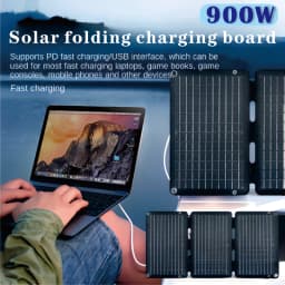 900W Solar Folding Panel Portable Camping Equipment Renogy USB PC Tablet Solar Charger Outdoor Power for Trip Hiking Generator