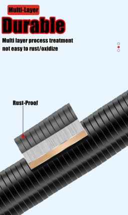1Pcs 420mm PVC Pipe Spring Bender 12.4-26.4mm 3/8 1/2 3/4 Wire Pipe Bending Tool Square Steel Curve Spring Wire Tube Manual Tool