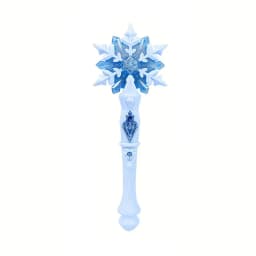 Princess Snowflake Magic Wand Led Light-Up Dress-Up Wand Girls' Pretend Play Toy Princess Dress-Up Toy Christmas Halloween Costume Props Birthday Gift Holiday Gift Christmas Gift Halloween Gift