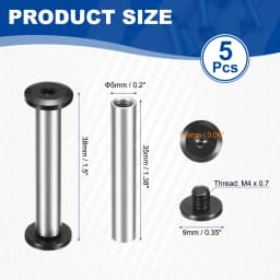 5/10pcs Knife Handle Screws M4 Torx Sink Head Pocket Knife Pivot Pin Folding Knives Bolts Fasteners 17-28mm for Blade Fixing