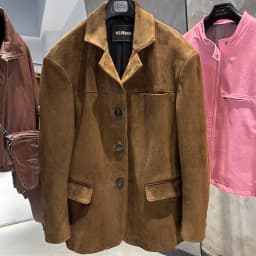 YOLOAgain Women's Oversized Suede Leather Blazer Single Breasted Real Leather Jacket Female 2025 Spring