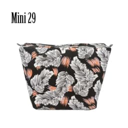 TANQU New Colorful Waterproof Inner Lining Insert Zipper Pocket for Classic Mini Obag Canvas  Inner Pocket for O Bag
