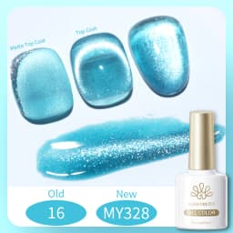 BORN PRETTY 10ml Silver Water Light Cat Magnetic Gel Nail Polish Nail Supplies Vernis Semi Permanent Gel for Fall Winter Nails