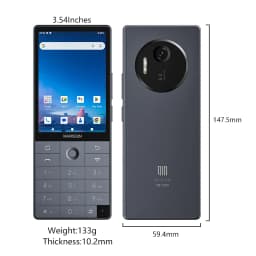 Qin F25 MTK8786 Not Unlock Google Play Android 14 Dual SIM Cards 6GB+128GB 2700mAh WIFI Bluetooth Touch 3.54Inch Screen