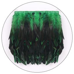 Irregular Dance Skirt Gothic Festival Carnival Party Dance Summer Women's Fashion Feather Skirt Bar Jazz Multi-color Short Skirt