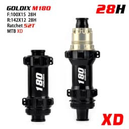 GOLDIX M180 MTB BOOST Hub Center Lock Disc 28H EXP Ratchet 52T Mountain XD Class Bike Hub for Shimano SRAM 11 12 Speed