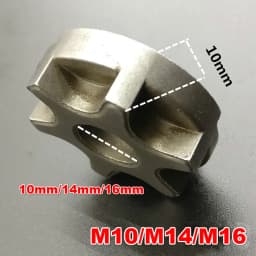 Replacement M10/M14/M16 Chainsaw Gear 100 115 125 150 180 Angle Grinder Gear Sawing Sprocket Chain Wheel for Chainsaw Bracket