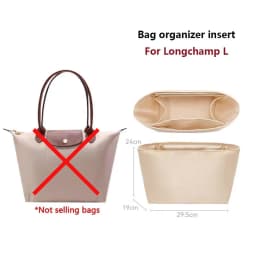Bag Organizer Insert for Longchamp Nylon Material Super Strong Fit Bag Support Handbag Liner Bags Accessories