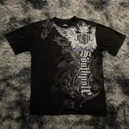 Retro Classic Gothic Style T-shirt Print Oversized Shirt High Street Shirts Gothic Round Neck Cotton Tops New Mens Women T Shirt