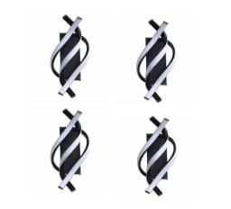 LED Wall Lamp Curved Design Spiral LED Wall Lamp 3000K Living Room Background Light 1280LM Minimalist Modern for Home Study Room