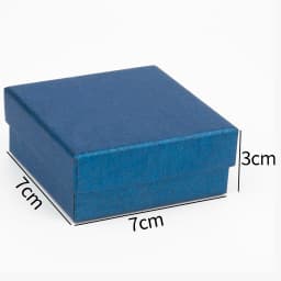 1Pcs Jewelry Packaging Gift Boxes Bags For Ring Necklace Bracelet Earrings Rectangle Cardboard With Sponge Jewelry Storage Box