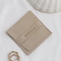 100pcs Custom Logo Print Microfiber Jewelry Ring Organizer Packing Pouch 8x8cm Small Gift Bags Wedding Favor Candy Bag Wholesale