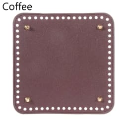 Square Bottom for DIY Knitted Bag PU Leather Bag Accessories Handmade Bottom DIY Crochet Bag Bottom Handbag Parts