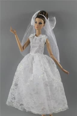 1 Set Doll Clothes 1:6 Scale Dress Outfit for 11.5 inch 30cm Doll Many Style for Choice Gifts for Girls #1