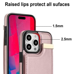 Shockproof Leather Card Holder Wallet Case For iPhone 16 Pro Max 15 14 13 12 11 XR 17 Air, Flip Cards Pocket Phone Cover Funda