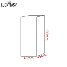 Acrylic Plexiglass Square Stamping Transparent Block Cosmetics Display Stand Photography Props Dolls Perfume Ring Jewelry Holder
