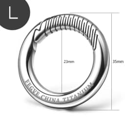 Luxury Titanium Car Key Chain Men Keychain Lightweight EDC Spin Key Ring Holder Buckle Male Father's Day Gift Jewelry Wholesale