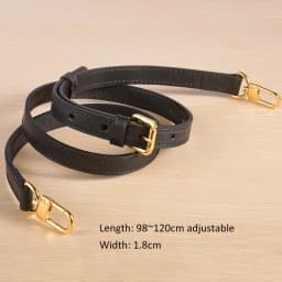 Fashion Genuine Leather Bag Strap High Quality Shoulder Strap Bag Accessories Narrow Bag Strap Hot Fashion Shoulder Bag Parts
