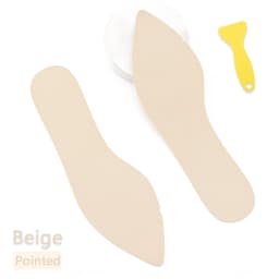 Sandals High Heels Half Pads Leather Insole for Shoes Non-slip Insert Women Ultra-thin Sweat-absorbing Breathable Can Be Pasted