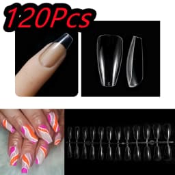 150Pcs/set White French Gel Nail Tips Medium Almond Nude Pink Press On Nail French Tips Matte/Glossy Frosted Soft Gel Nail Tips