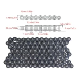 Reinforced 219H 112 Links Driven Chain or 70T Rear Sprocket For Racing Go Kart Karting Rotax