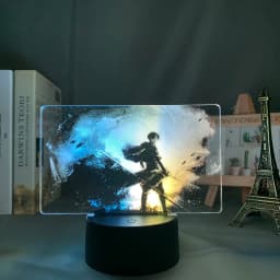 Colorful Anime Two Tone Lamp Attack on Titan for Kid Bedroom Decor Birthday Gift Nightlight Manga AOT Dual Color Led Night Light