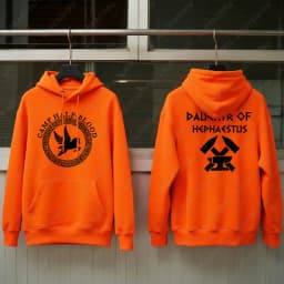 Camp Half Blood Hoodies Fall Winter Half Camp Game Men Women Orange Pullovers Percy Jackson Daughter Halloween Men Sweatshirt