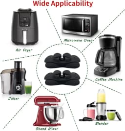 Mixer Mover Sliding Mats for Kitchen Aid Stand Mixer Slider Mat Pad Kitchen Appliance Slide Mats Pads Compatible with Kitchenaid