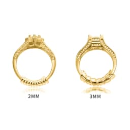 8 Pieces Invisible Ring Size Adjusters Invisible Clip Guard Resizer Clear Guard Ring Sizer Fit for Man Woman Loose Rings