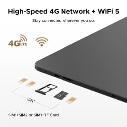 DOOGEE AORLYM P13 Pro Tablet 48GB+256GB Gemini AI 13.4" 2.4K 120Hz Display 12000mAh Large Battery UNISOC T7280 4G Dual SIM Widevine L1 Android 16 Smart Pad