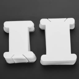 25Pcs 50Pcs 6x8cm Plastic Bobbins Embroidery Floss Set Spool Thread Card DIY Stitch Organizer Holder Sewing Tools Chain Storage