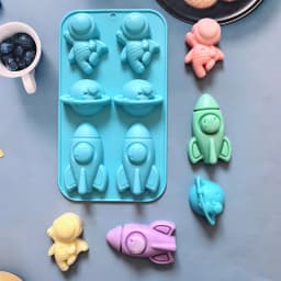 6 Cavity Silicone molds Flower Soap Mold DIY Handmade Soap Mold Handmade Chocolate Biscuit Cake Decoration for Baking Mold Craft