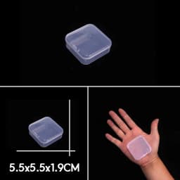 Rectangle Round Square Transparent Plastic Carrying Case For Bead Compartment Adjustable Container Jewelry Storage Box Wholesale