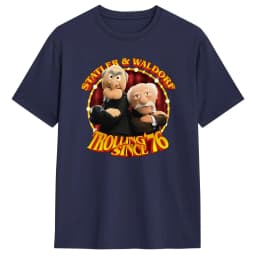 Trolling 76 Statler And Waldorf T Shirt Beach T Shirts Men 100 Cotton Breathable Plus Size Clothes Short Sleeve Vintage Tshirt